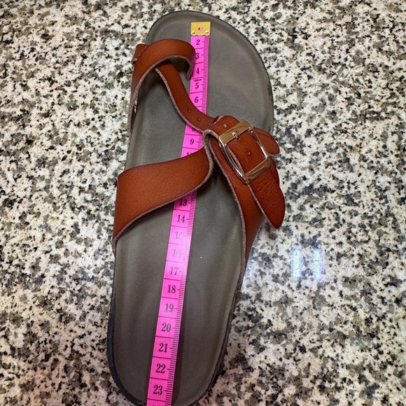 Madden Girl Size 4 Brown Strappy Sandals with Buckles - Picture 9 of 11